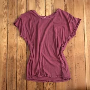 Distressed Washed Red T-Shirt Alternative Apparel